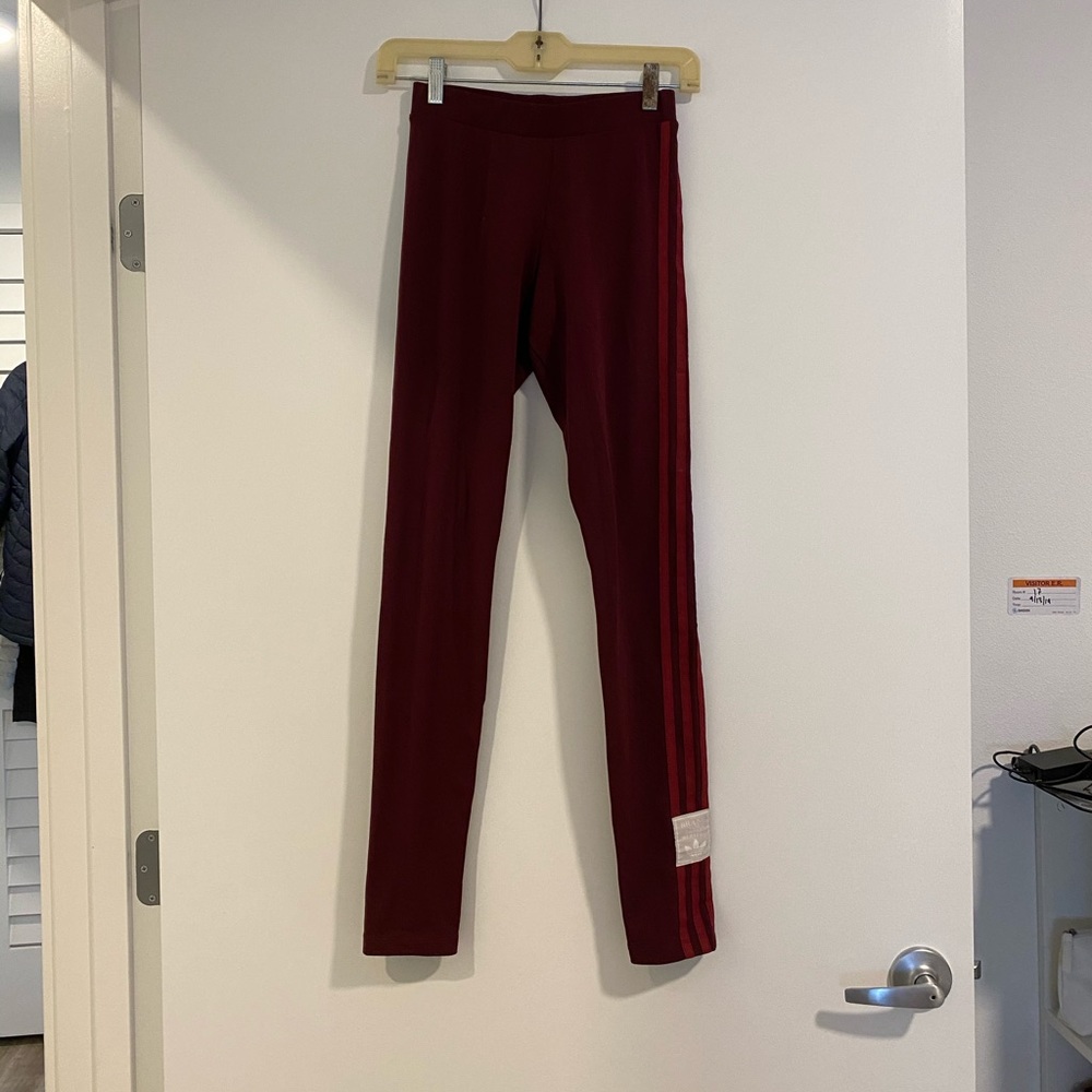 Adidas Red Leggings